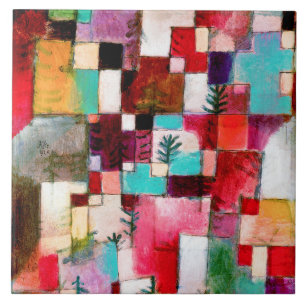 Red Green und Violet, Paul Klee Fliese