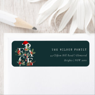 Red Green White Peace Christmas Foliage