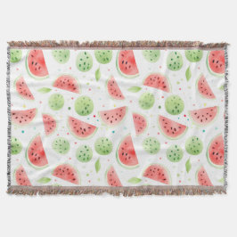 Red Green White Watermelons   Decke