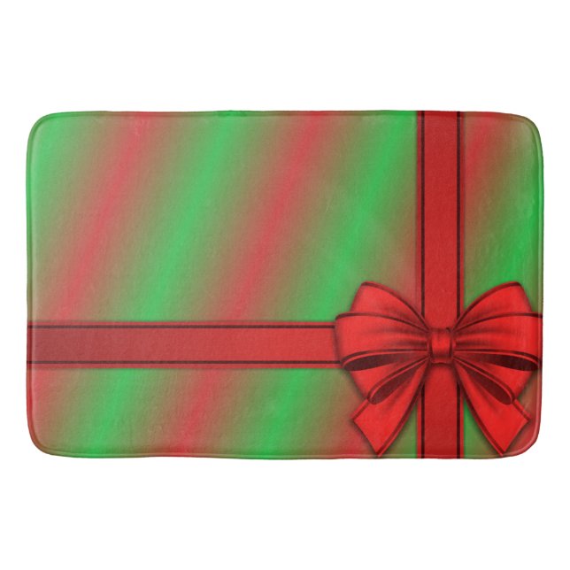 Red Green Wrackgeschenk Holiday Bath Mat Badematte (Vorderseite)