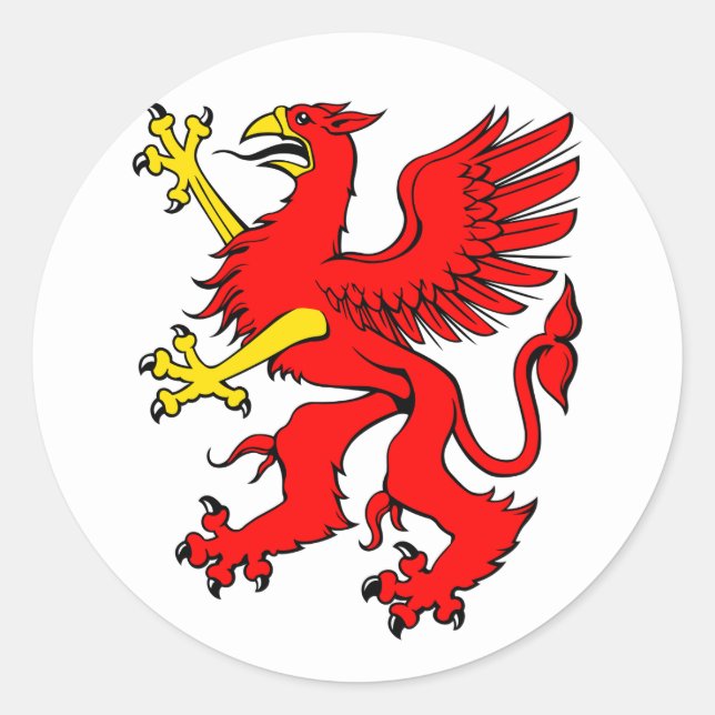 Red Griffin Stickers (Vorderseite)