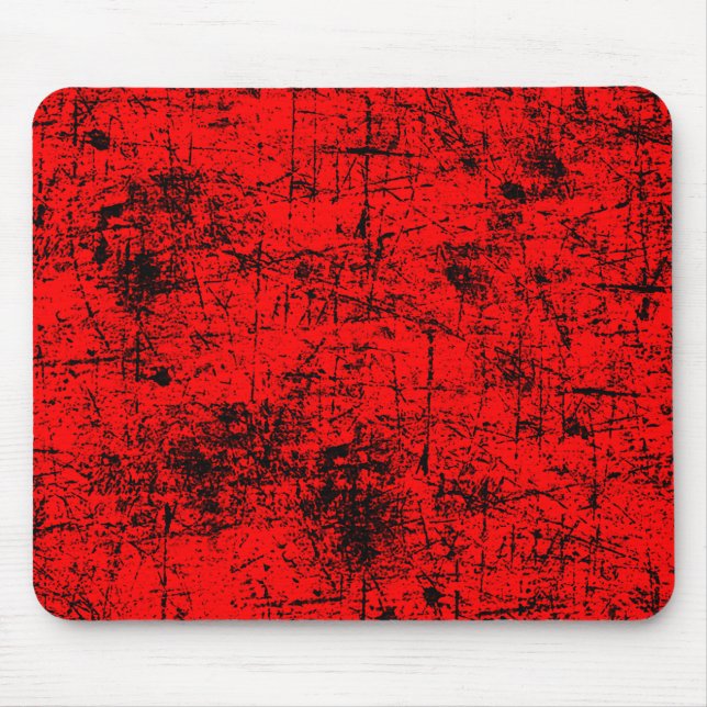 Red Grunge Mousepad (Vorne)