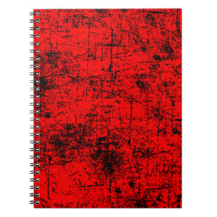 Red Grunge Notizblock