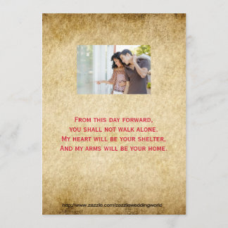 Red Grunge Old Vintage Wedding Einladung