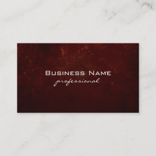 Red Grunge Visitenkarte