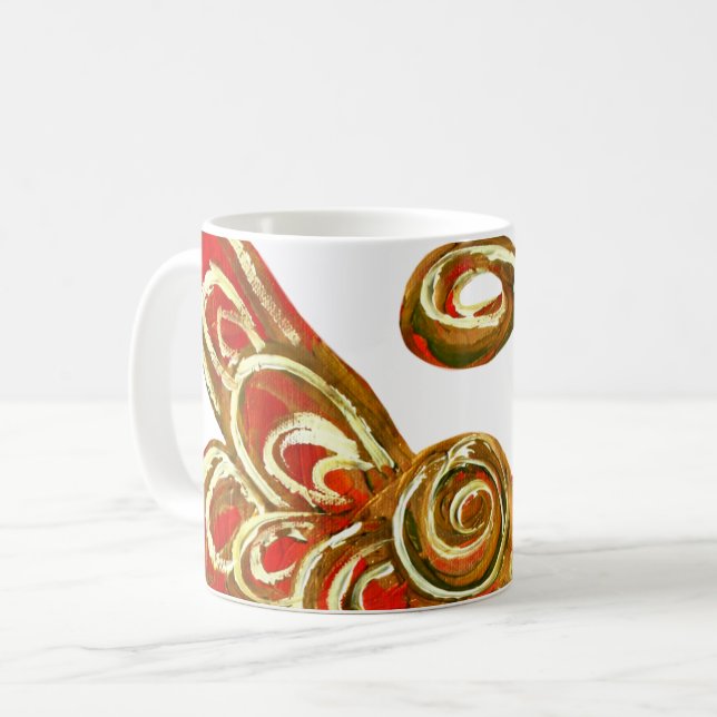 Red Guardian Angel Custom Art Tasse Cup