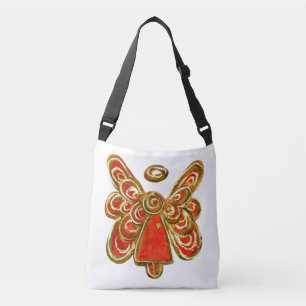 Red Guardian Angel Pursuit Art Cross Body Bag Tragetaschen Mit Langen Trägern
