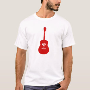 Red Guitar T - Shirt
