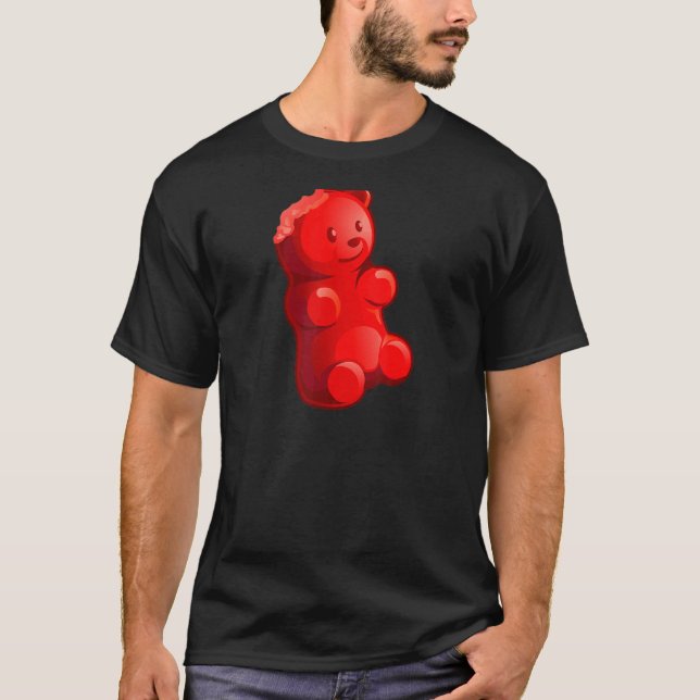 Red Gummy Bear Candy T-Shirt (Vorderseite)