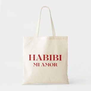 Red Habibi Mi Amor Tragetasche