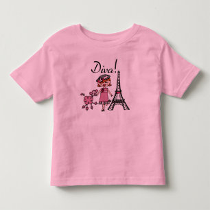 Red Hair Diva Kleinkind T-shirt
