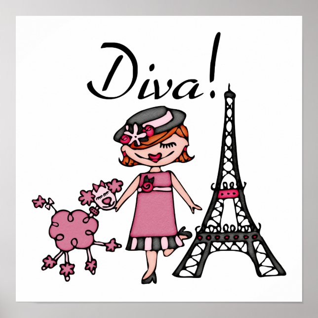 Red Hair Diva Poster (Vorne)