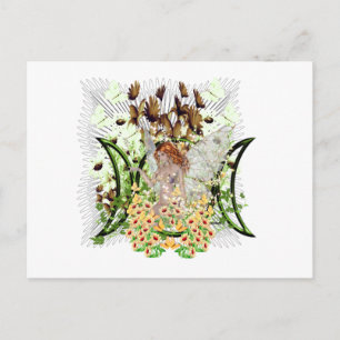 Red Hair Fairy Postkarte