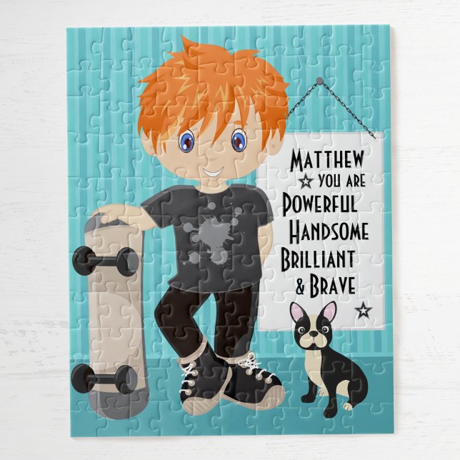 Red Hair Powerful and Brave Boy Jigsaw Puzzle (Von Creator hochgeladen)