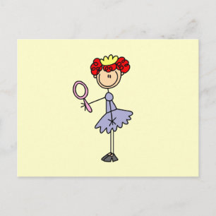 Red Haired Princess Postkarte