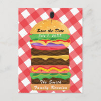 Red Hamburger Summer Cookie Barbecue GRILLEN Party