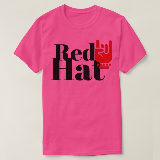 Red Hat Engineer T-Shirt (Design vorne)