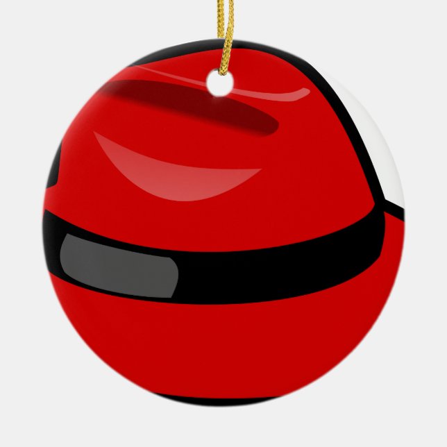 Red Hat Fedora Keramikornament (Vorne)