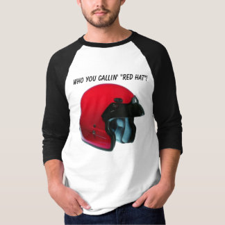 Red Hat mit Radfahrer-Haltung T-Shirt