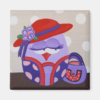 Red Hat Owl Magnet