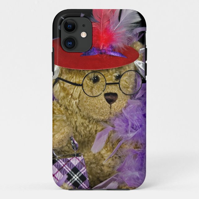 Red Hat Teddy Bear Case-Mate iPhone Hülle (Rückseite)