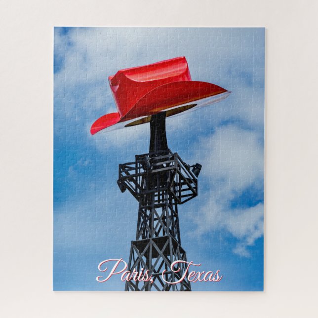Red Hat von Texas, Paris, Texas Puzzle (Vertikal)