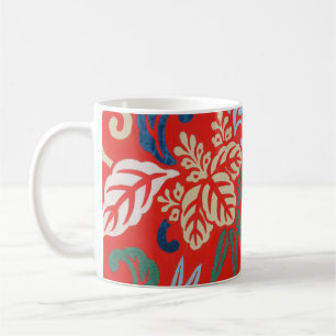 Red Hawaiian Japanischer Kimono Kaffeetasse