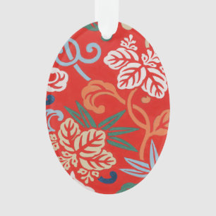 Red Hawaiian Japanischer Kimono Ornament
