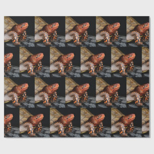 Red Head Eastern Box Turtle Geschenkpapier