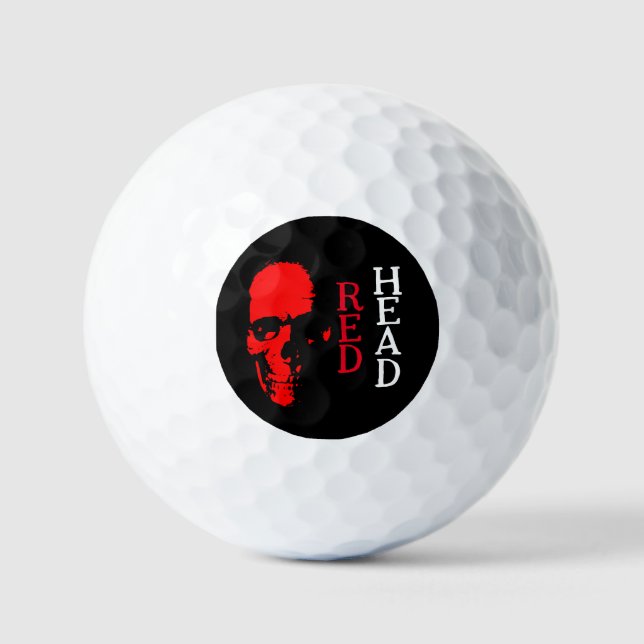 Red Head Golf Ball (Vorderseite)