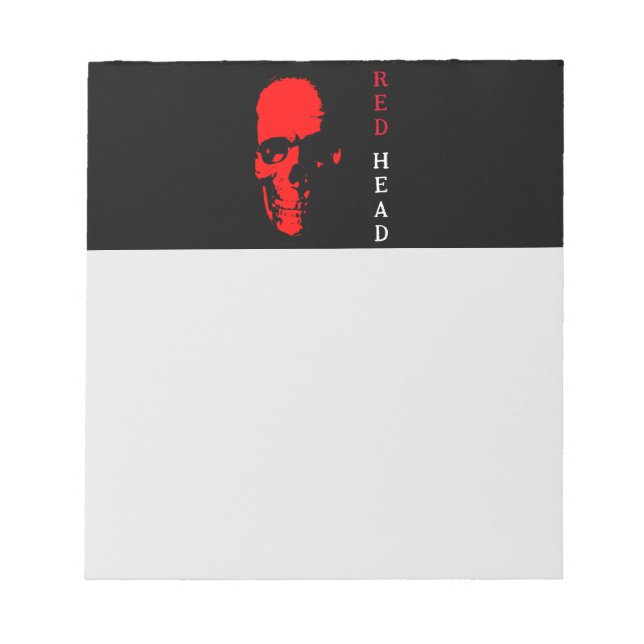 Red Head Notepad Notizblock (Vorderseite)