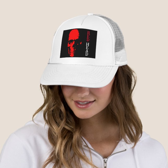 Red Head Trucker Hat Truckerkappe (Beispiel)