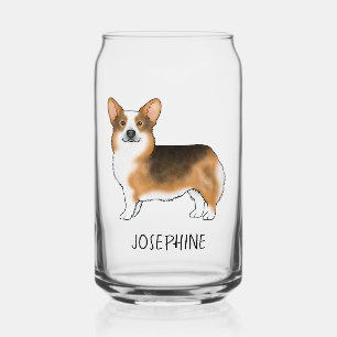 Red Headed Tri Pembroke Welsh Corgi Individuelle N Dosenglas