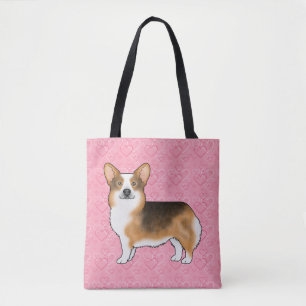 Red Headed Tri Pembroke Welsh Corgi Liebe Pink