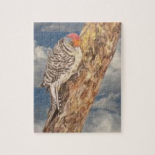Red Headed Woodpecker Puzzle