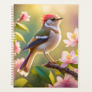 Red Header Buff Chested Warbler Fantasy Bird Planer