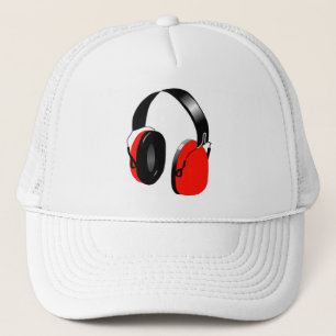 RED HEADPHONS FÜR DEN MODERNEN DJ TRUCKERKAPPE