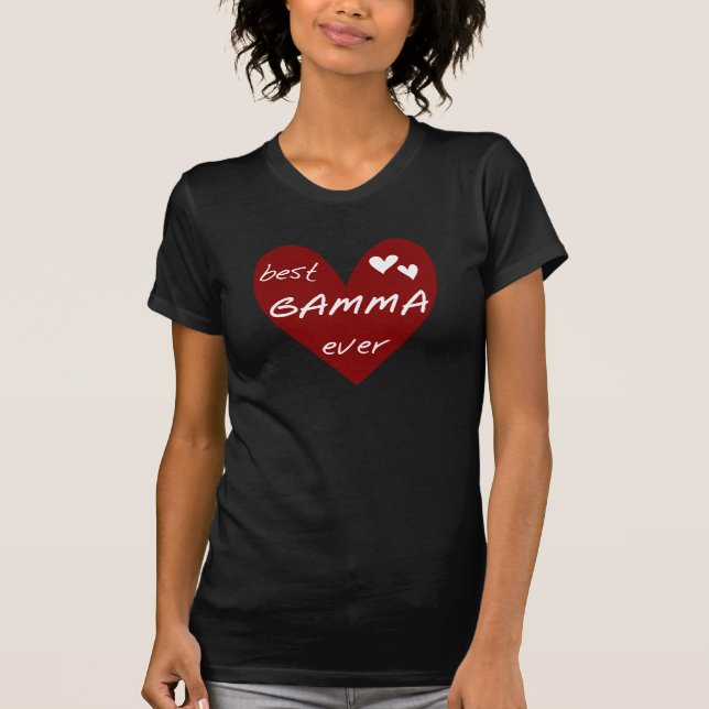 Red Heart Best Gamma Ever Tshirts and Gifts (Vorderseite)