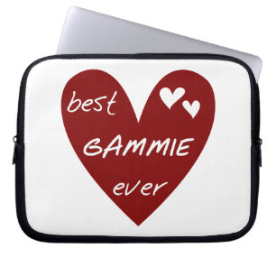 Red Heart Best Gammie Ever Geschenke Laptopschutzhülle
