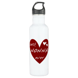 Red Heart Best Nonna Ever Liberty Trinkflasche