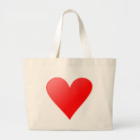 Red Heart Budget Tasche