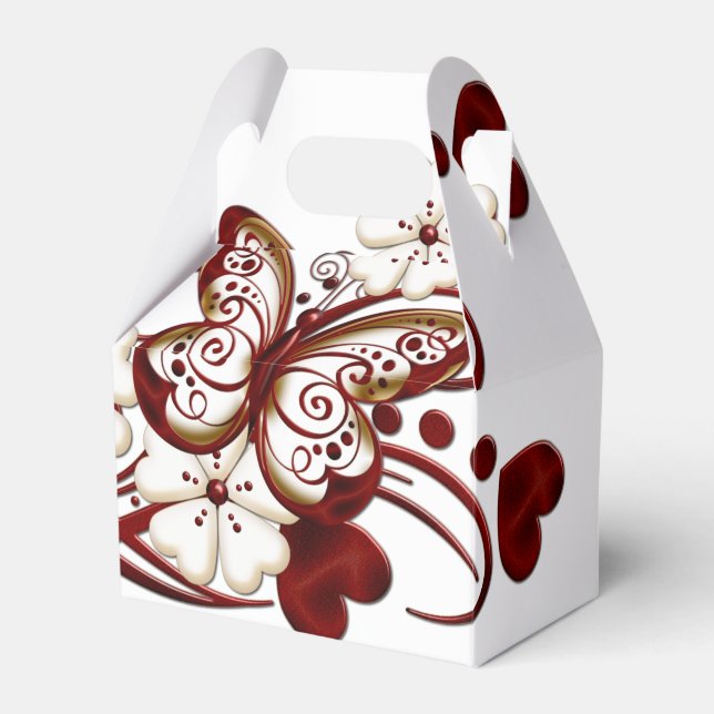 Red Heart Butterfells Gefälligkeitsbox Geschenkschachtel (Vorderseite)