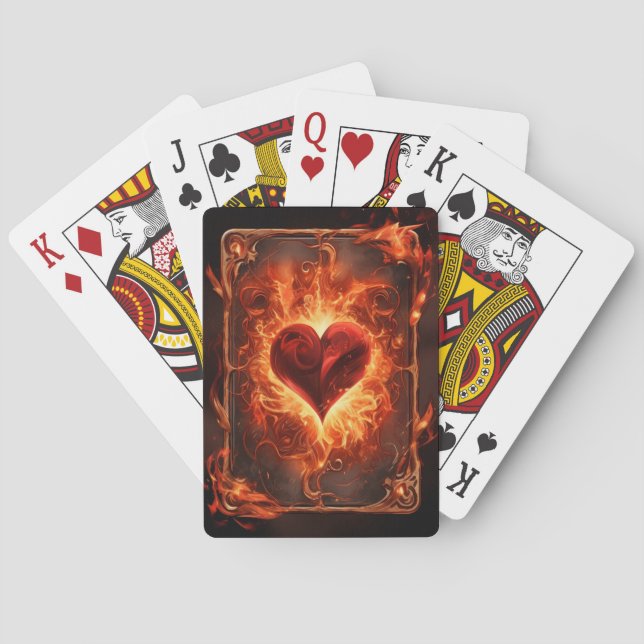 Red Heart Cards Spielkarten (Rückseite)