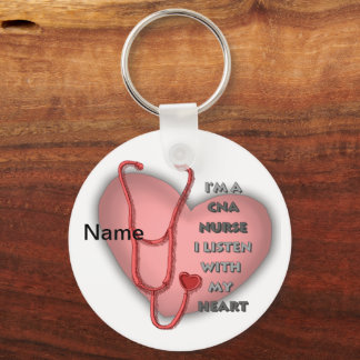 Red Heart CNA Nurse Schlüsselanhänger