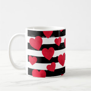 Red Heart Coffee Tasse