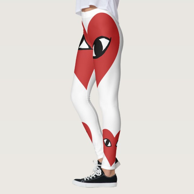 Red Heart Face - Herzensaugen Leggings (Links)