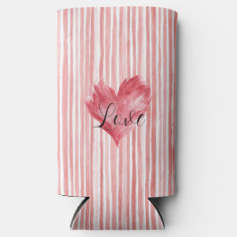 Red Heart Flame Love Selters Dosenkühler