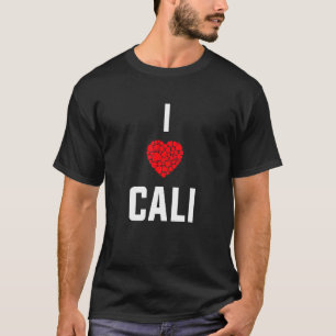 Red Heart I Liebe Cali T-Shirt