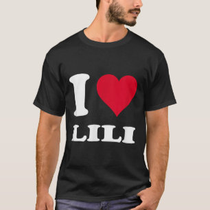 Red Heart I Liebe Lili T-Shirt