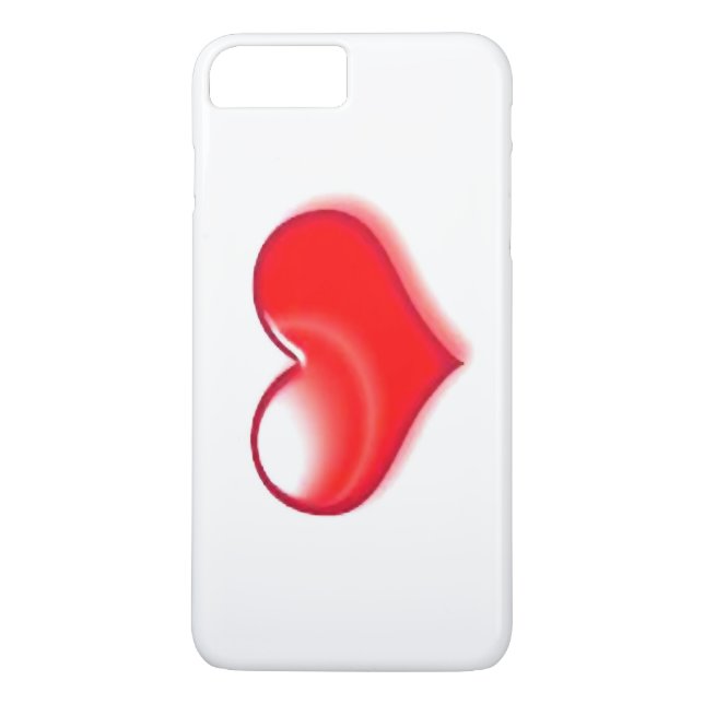 Red Heart iPhone 7 Plus Fall Case-Mate iPhone Hülle (Rückseite)